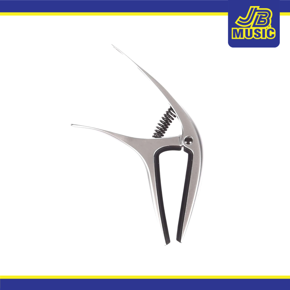 Ernie Ball Axis Capo Dual Radius Guitar Capo - Silver Satin (9601)