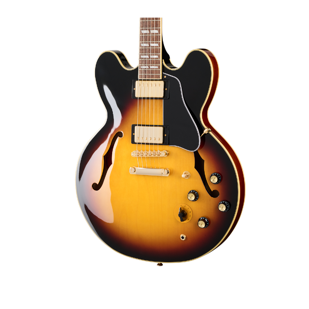 Epiphone ES-345 Varitone Electric Guitar with Bigsby - Vintage Sunburst (EI345VVSNB3)