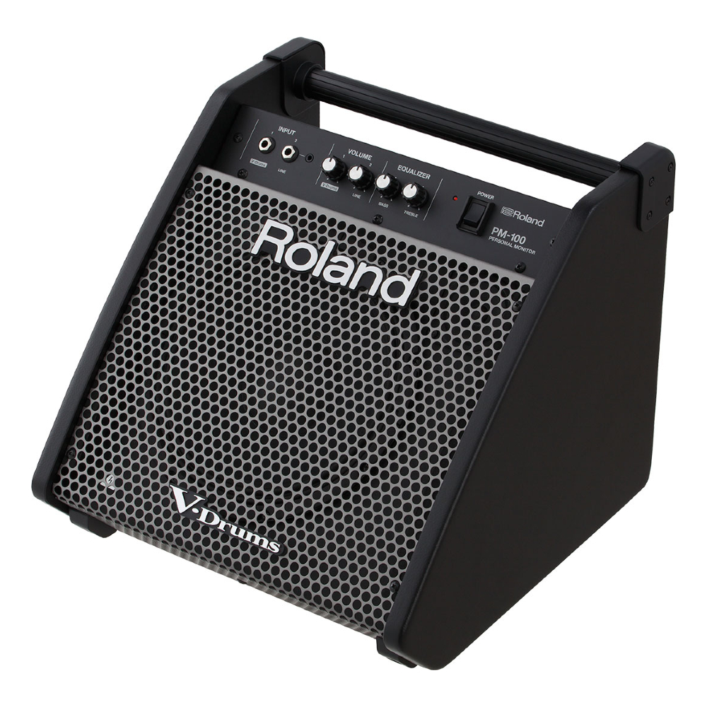Roland PM-100 80-Watts Compact Electronic V-Drum Set Monitor Speaker