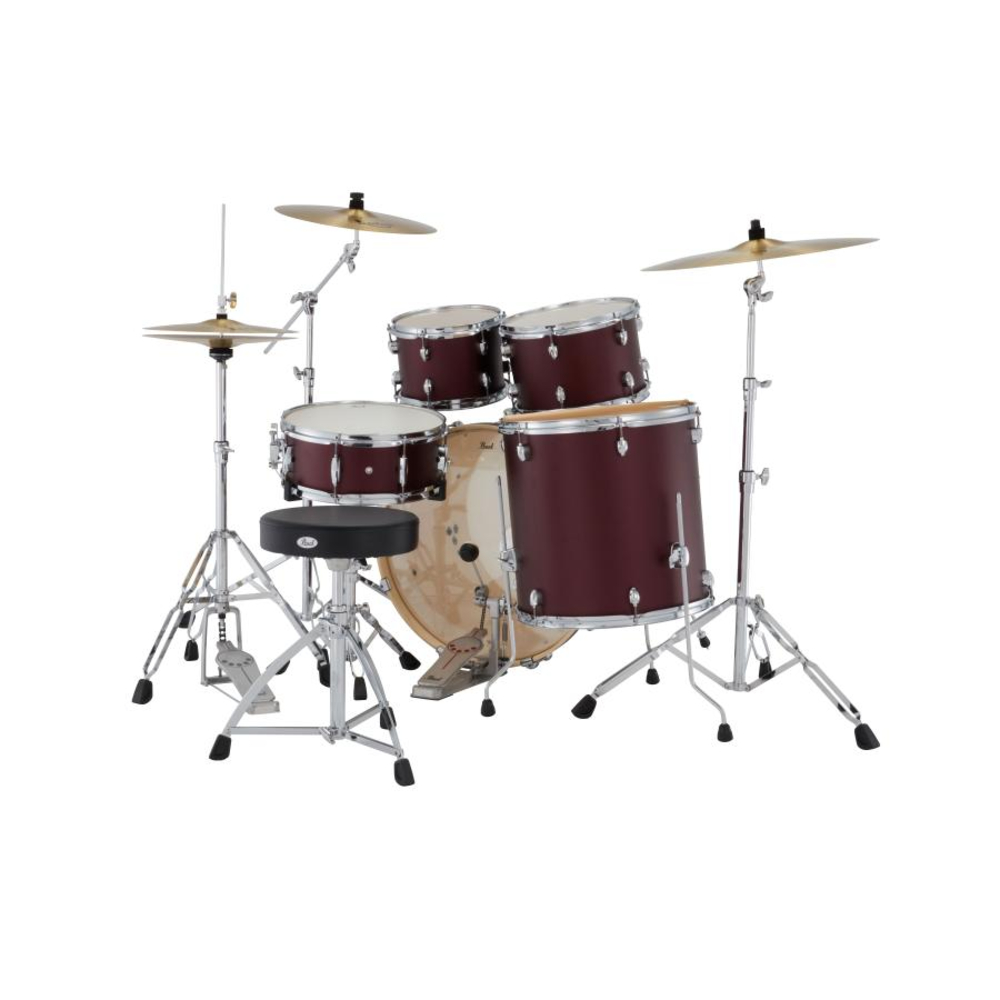 Pearl Export EXX 5-Pc Drum Set Fusion Shell Pack - Satin Scarlet (EXX725SPN/C) (#864)