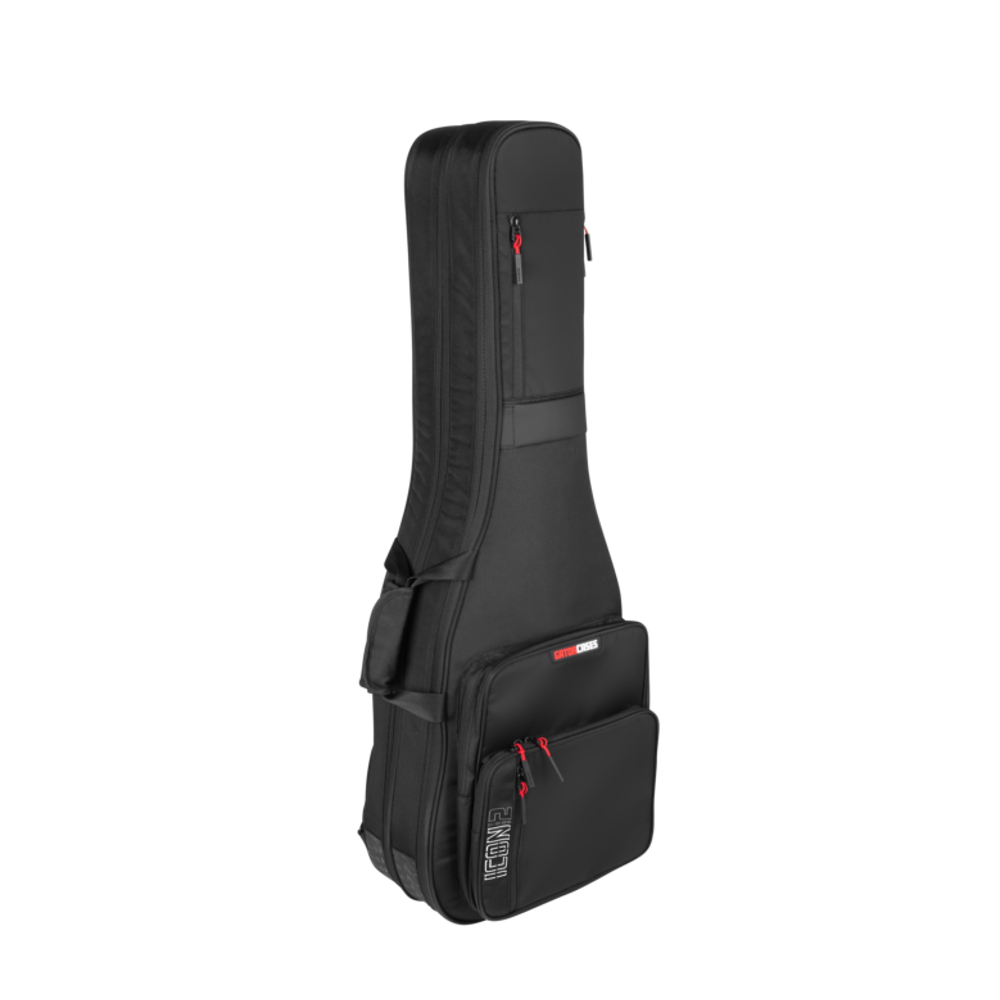 Gator G-ICONTTELEC-BLK Take Two Series Dual Electric Guitar Bag (Black)