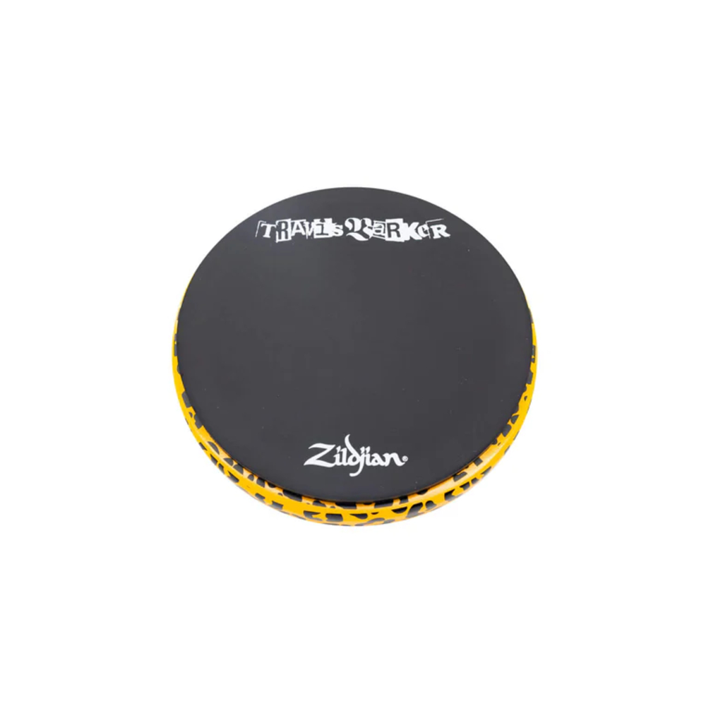Zildjian Travis Barker 6-inch Practice Pad (Orange Cheetah Print)