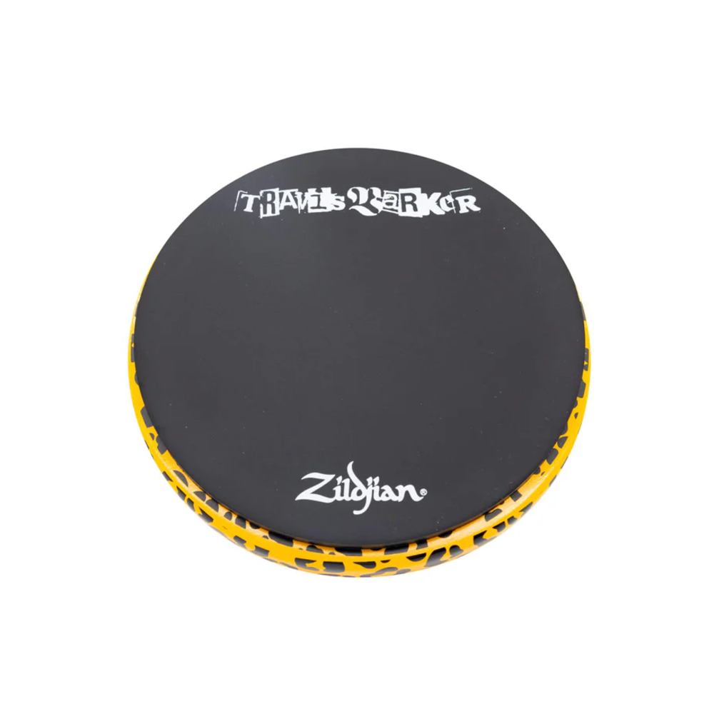 Zildjian Travis Barker 12-inch Practice Pad (Orange Cheetah Print)