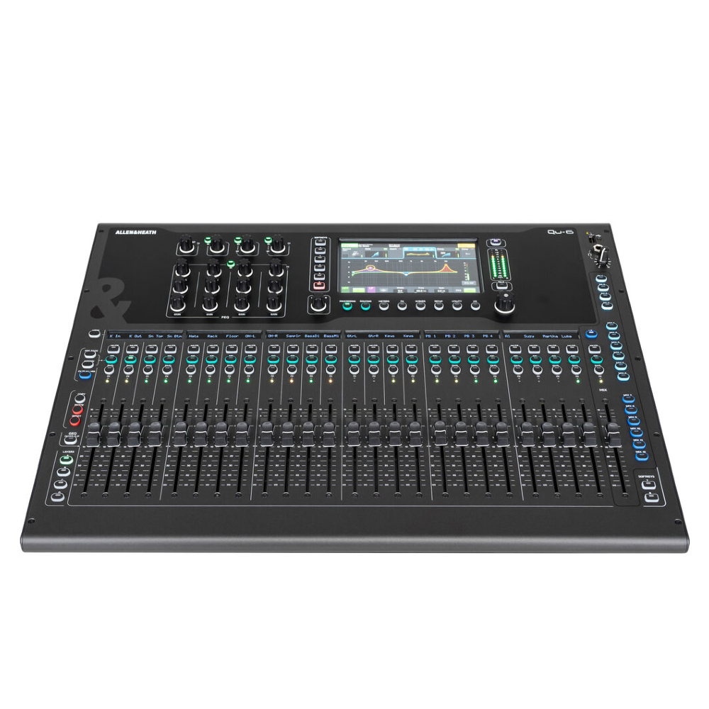 Allen & Heath - Qu-6 38-in / 24-out Compact Digital Mixer