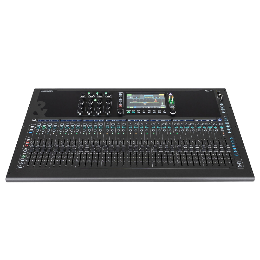 Allen & Heath - Qu-7D 38-in / 24-out Compact Digital Mixer with Dante