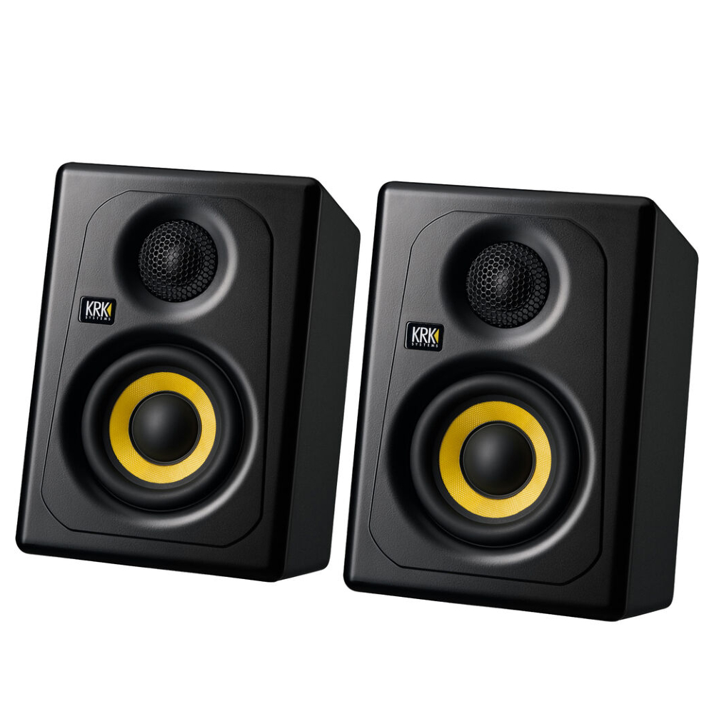 KRK - K3-PH Kreate 3 3” Two-Way Powered Studio Monitor Speaker, Black , Pair