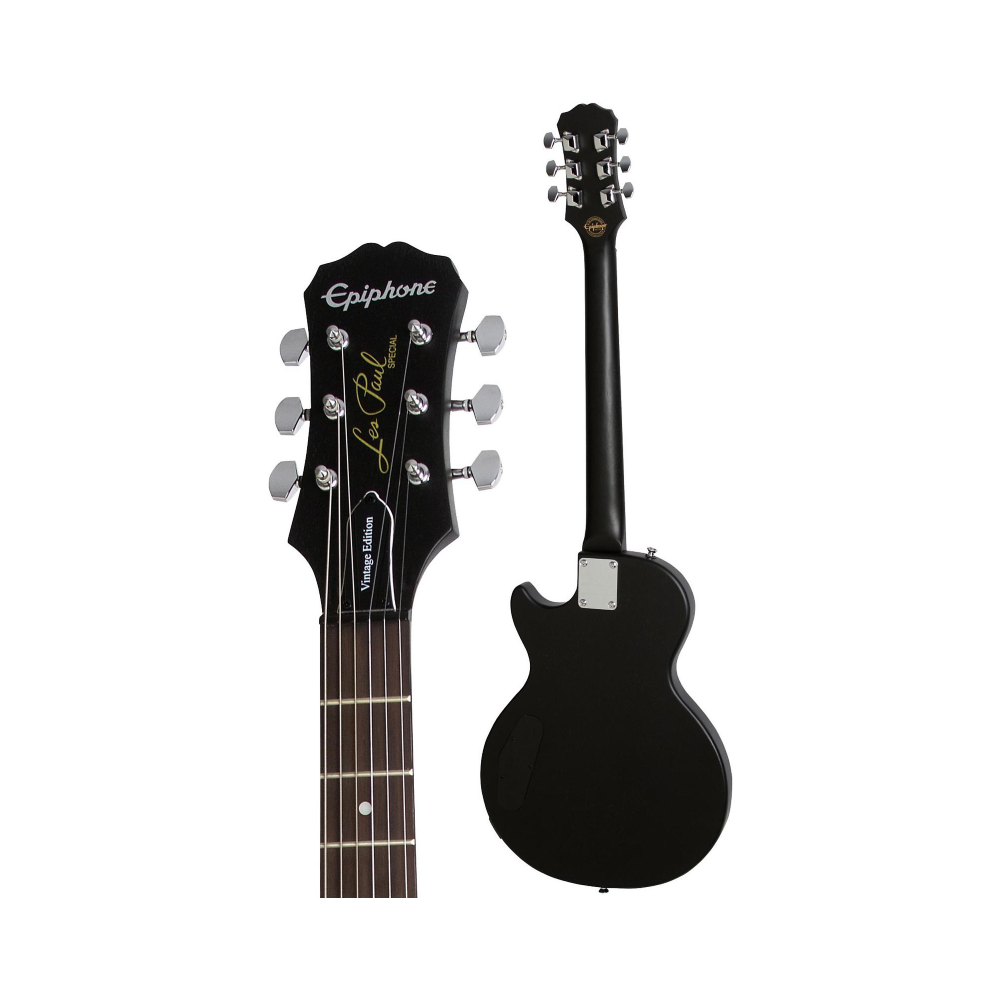 Epiphone Les Paul Special Satin E1 Electric Guitar - Vintage Worn Ebony (ENSVEBVCH1)