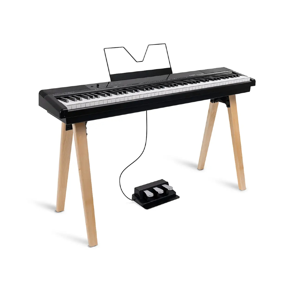Alesis RECITALHOME 88-Key Contemporary Digital Piano w/Wood Stand (Black)