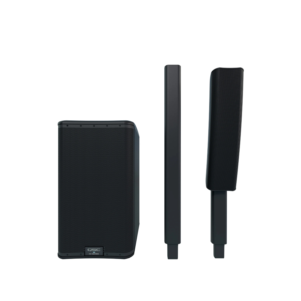 QSC KC12 Column PA System (Black)