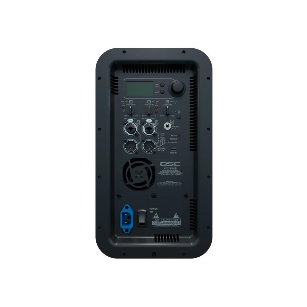 QSC KC12 Column PA System (Black)