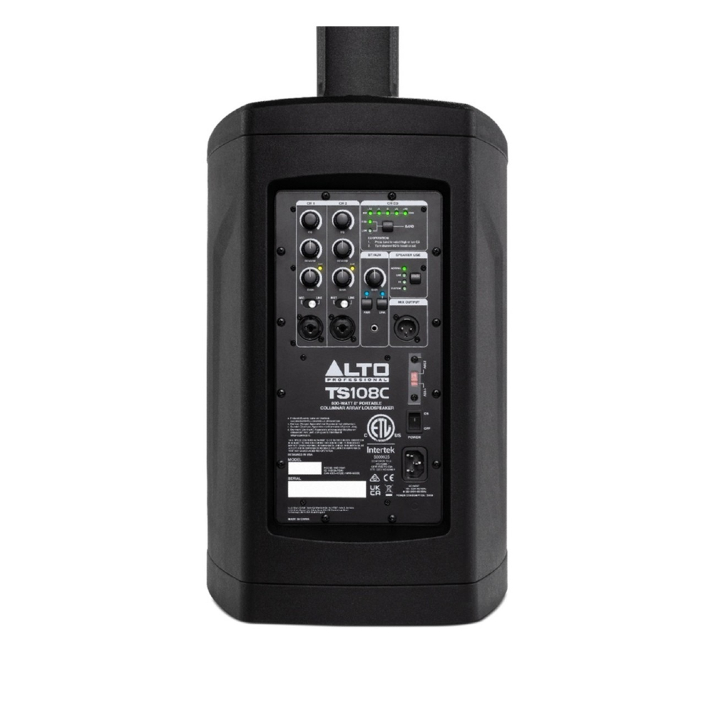Alto Professional TS108C Portable Powered PA Speaker