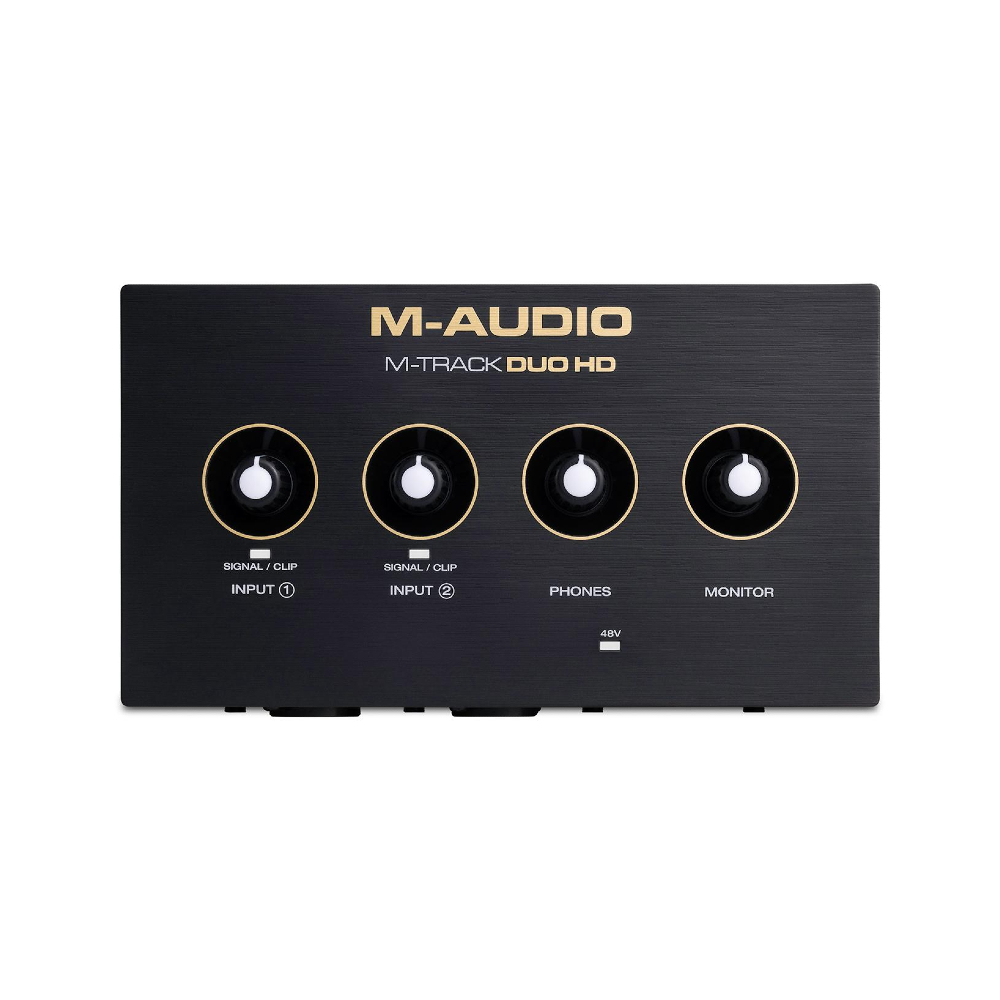 M-Audio M-Track Duo HD Producer Pack with Condenser Mic & Closed-back Headphones