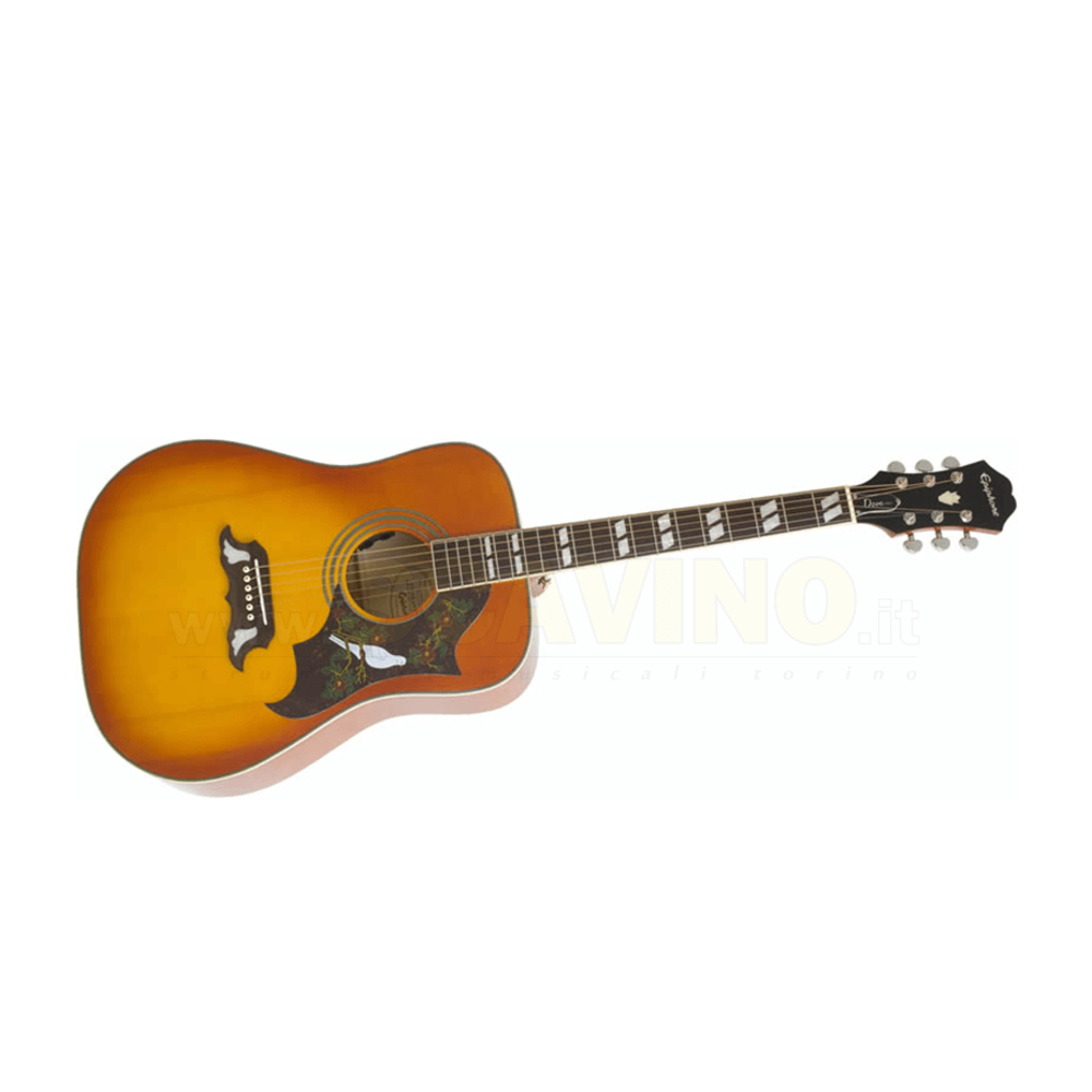 Epiphone Dove Studio Acoustic-electric Guitar - Violin Burst (EEDVVBNH1)