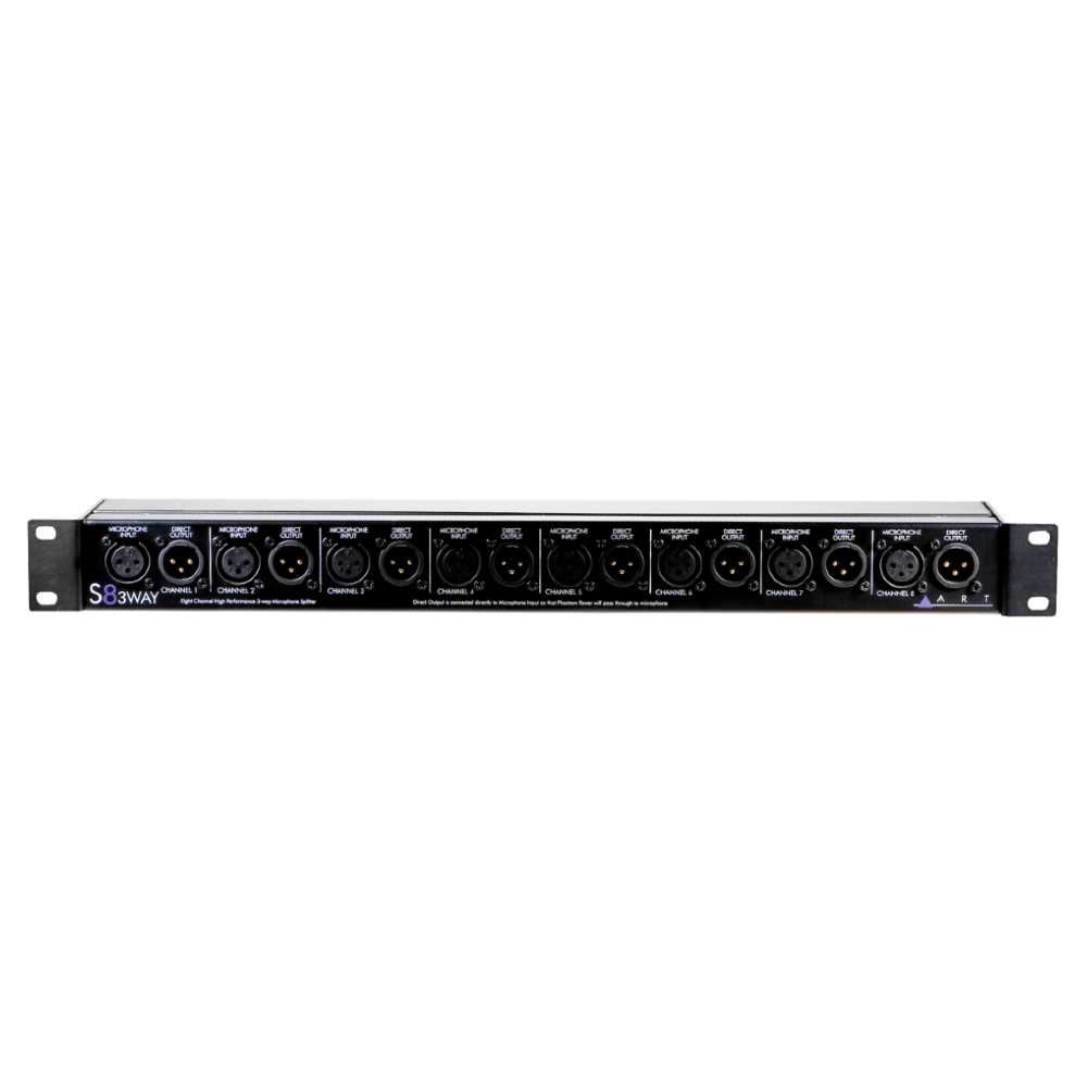 ART Audio ARTS8-3-WAY 8-channel 3-way Microphone Splitter
