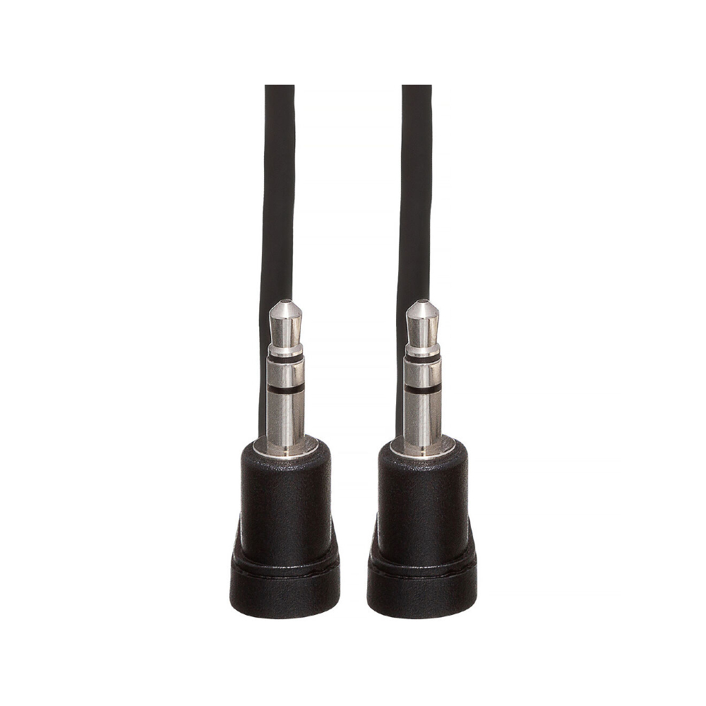 Hosa CMM-103RR Stereo Interconnect Cable Right-angle 3.5mm TRS Male to Right-angle 3.5mm TRS Male 3ft