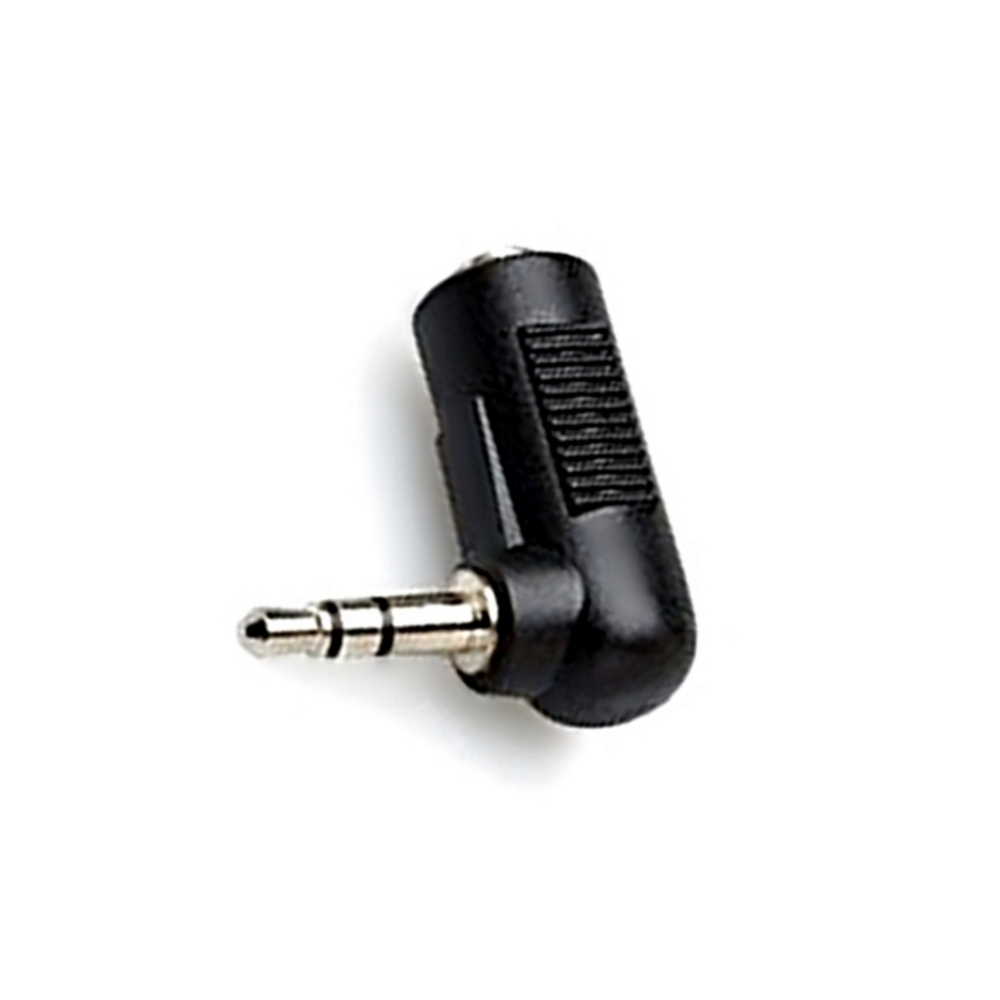 Hosa GMP-272 3.5mm TRS Female to 3.5mm TRS Male Right Angle Adapter