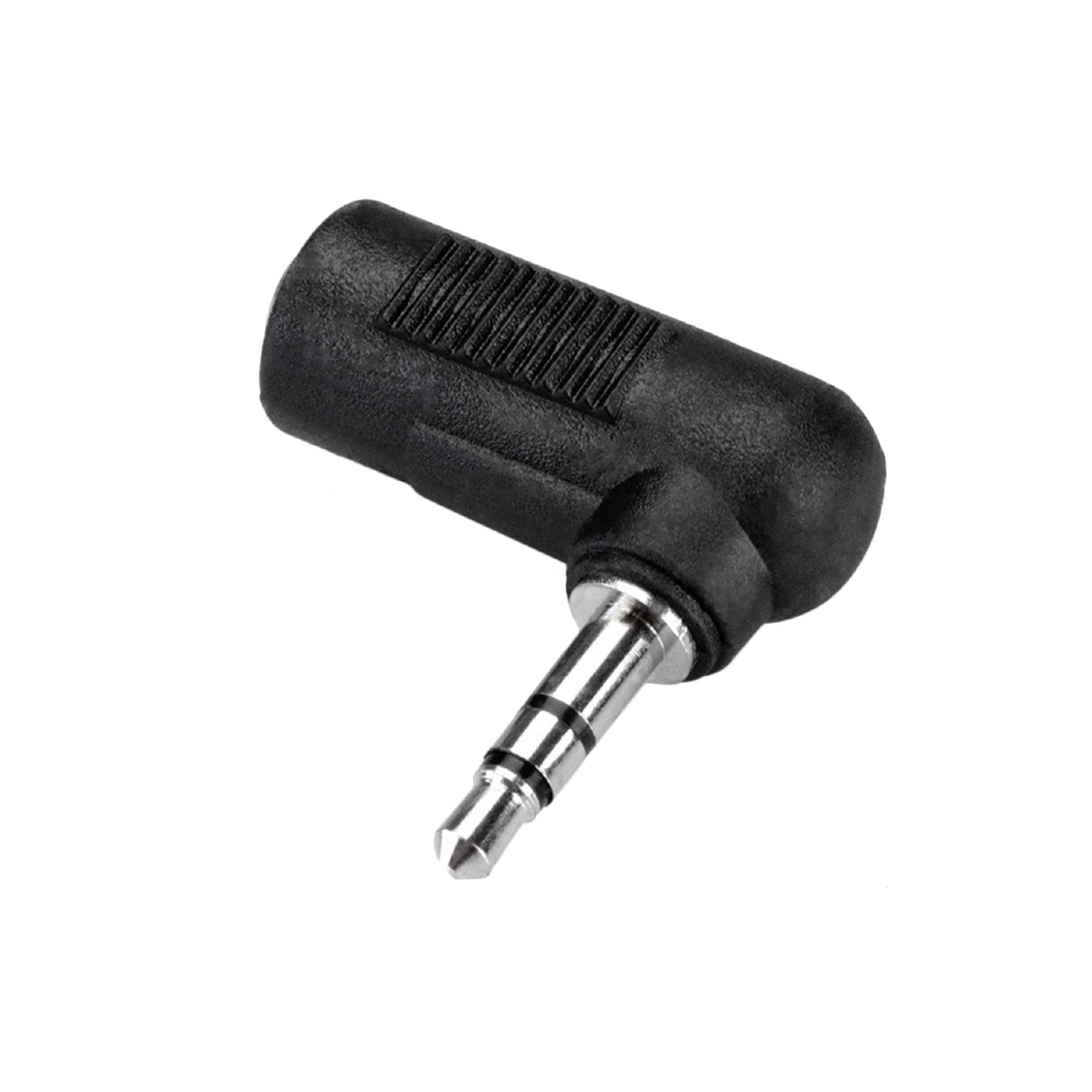 Hosa GMP-467 3.5mm TRS Female to 2.5mm TRS Male Right-angle Adapter