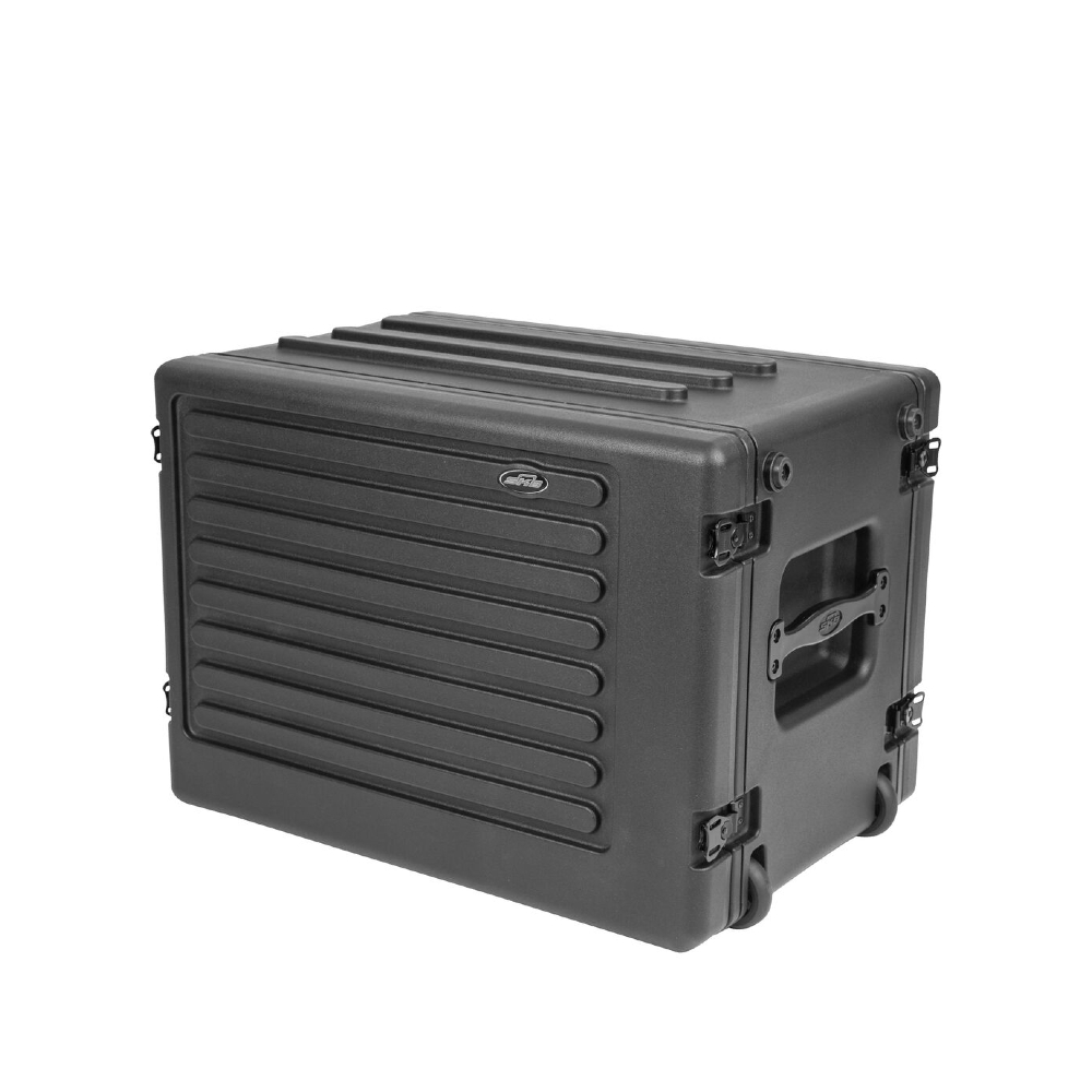 SKB rSeries Shallow Rolling Rack Roto-molded Case - 8U (1SKB-R8SW)