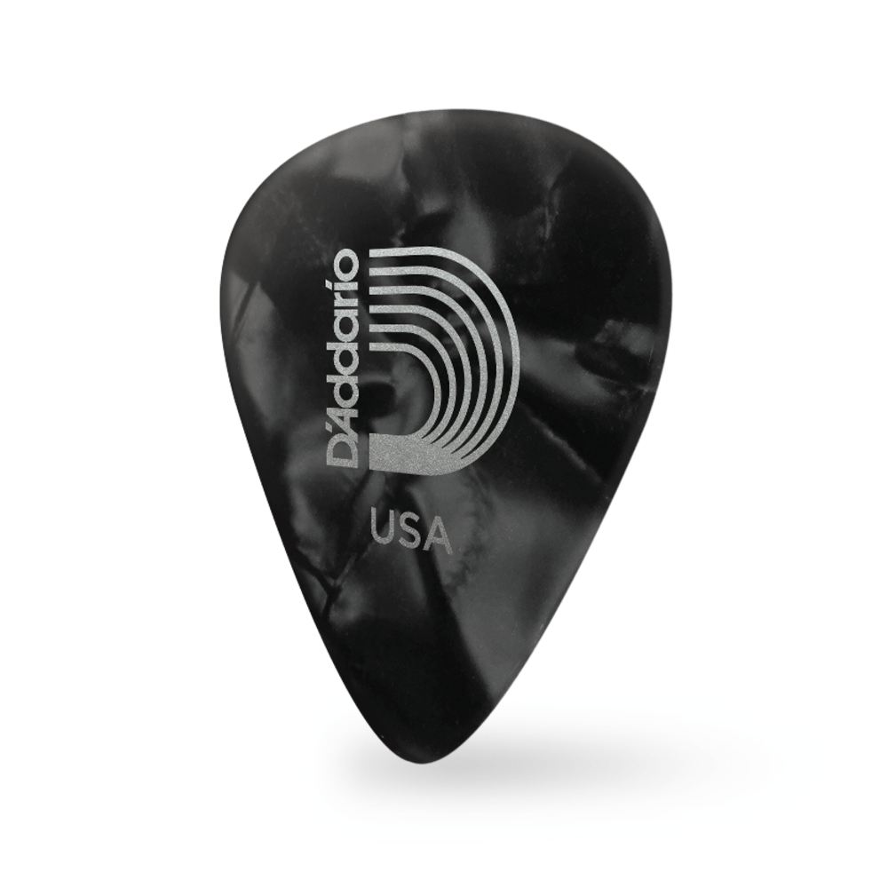 D'Addario Planet Waves Black Pearl Celluloid Guitar Picks