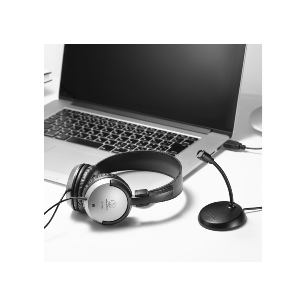 Audio-Technica ATGM1-USB Pack - ATGM1-USB (Microphone) + Ath-250m (Headphone)