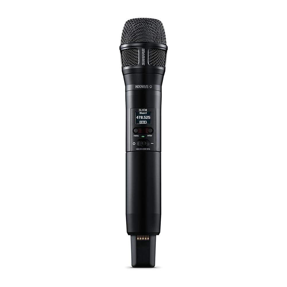 Shure SLXD2/N8SB Handheld Transmitter with Nexadyne 8/S Black Supercardioid Vocal Mic Capsule