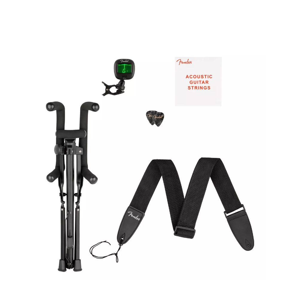 Fender California Debut Natural Acoustic Guitar Pack  (974000421)