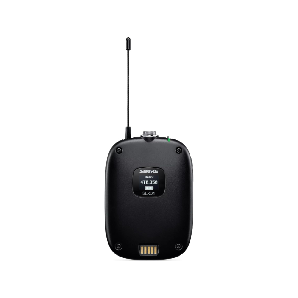 Shure SLXD14A/85M-L57 Wireless System with SLXD1 Bodypack Transmitter and WL185 Lavalier 650-694MHZ Microphone