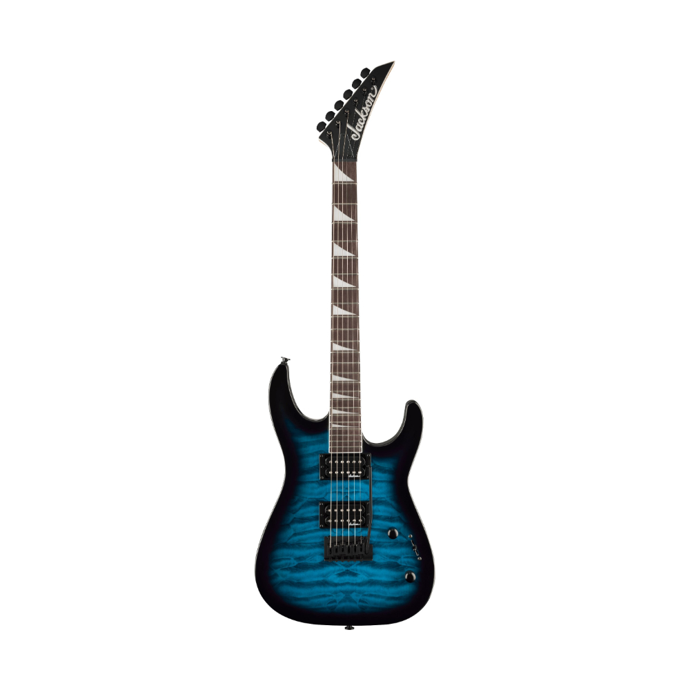 Jackson JS Series Dinky JS20 DKQ 2PT Electric Guitar - Transparent Blue Burst - 2910211586