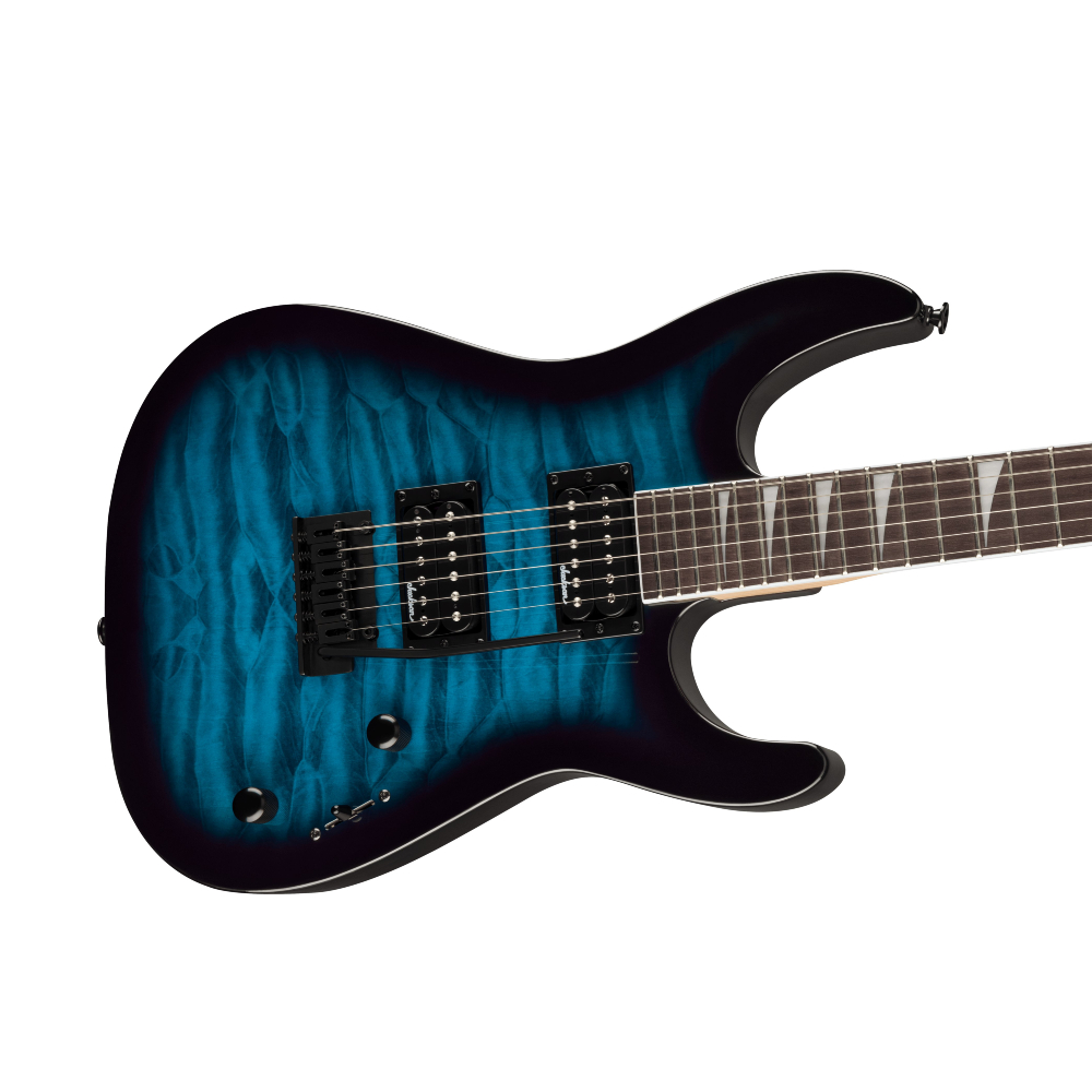 Jackson JS Series Dinky JS20 DKQ 2PT Electric Guitar - Transparent Blue Burst - 2910211586