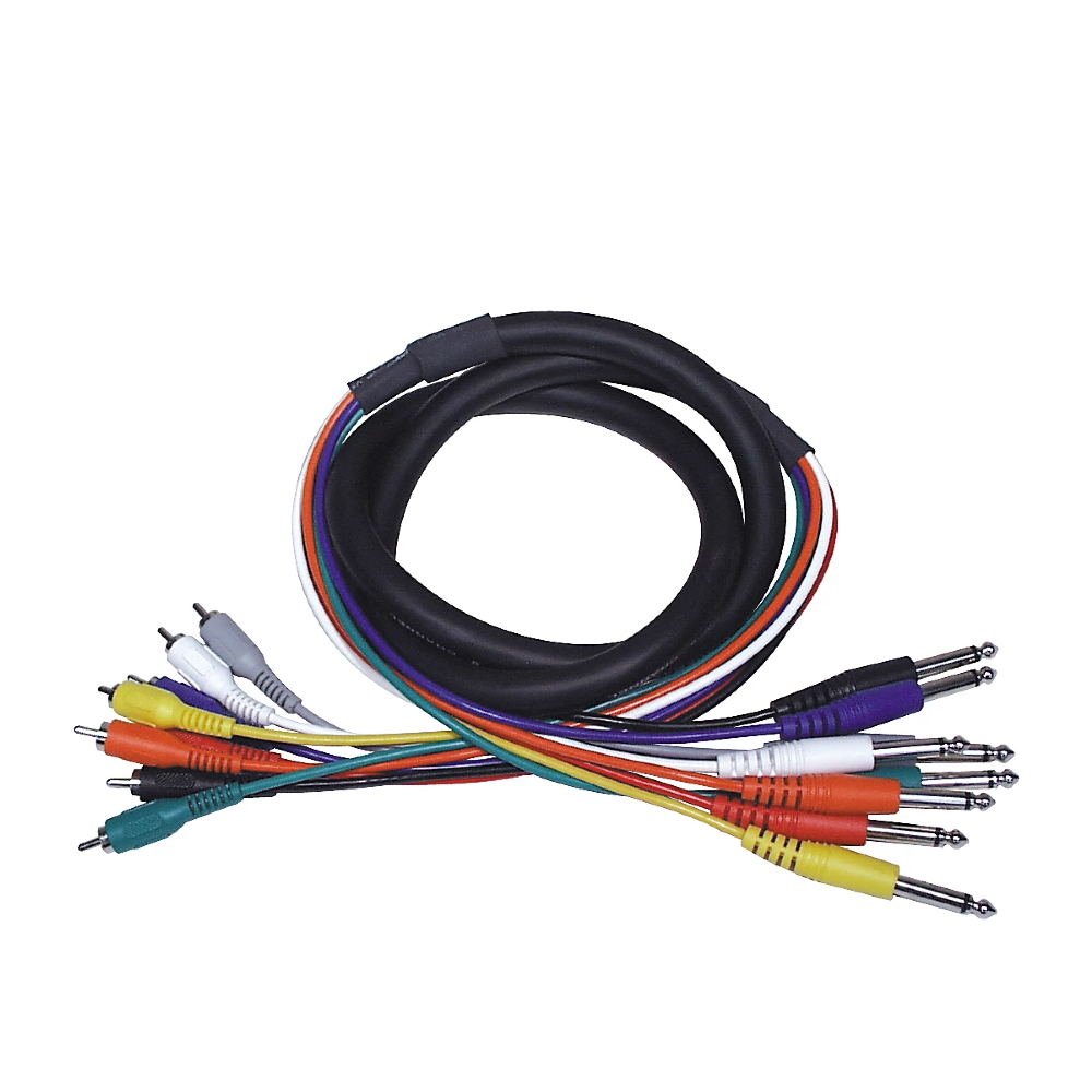 Hosa CPR-802 Unbalanced Snake 1/4″ TS to RCA – 2m