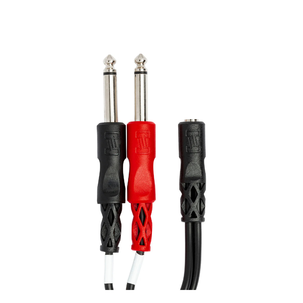Hosa YMP-434 Stereo Breakout Cable - 3.5mm TRS Female to Left and Right 1/4-inch TS Male