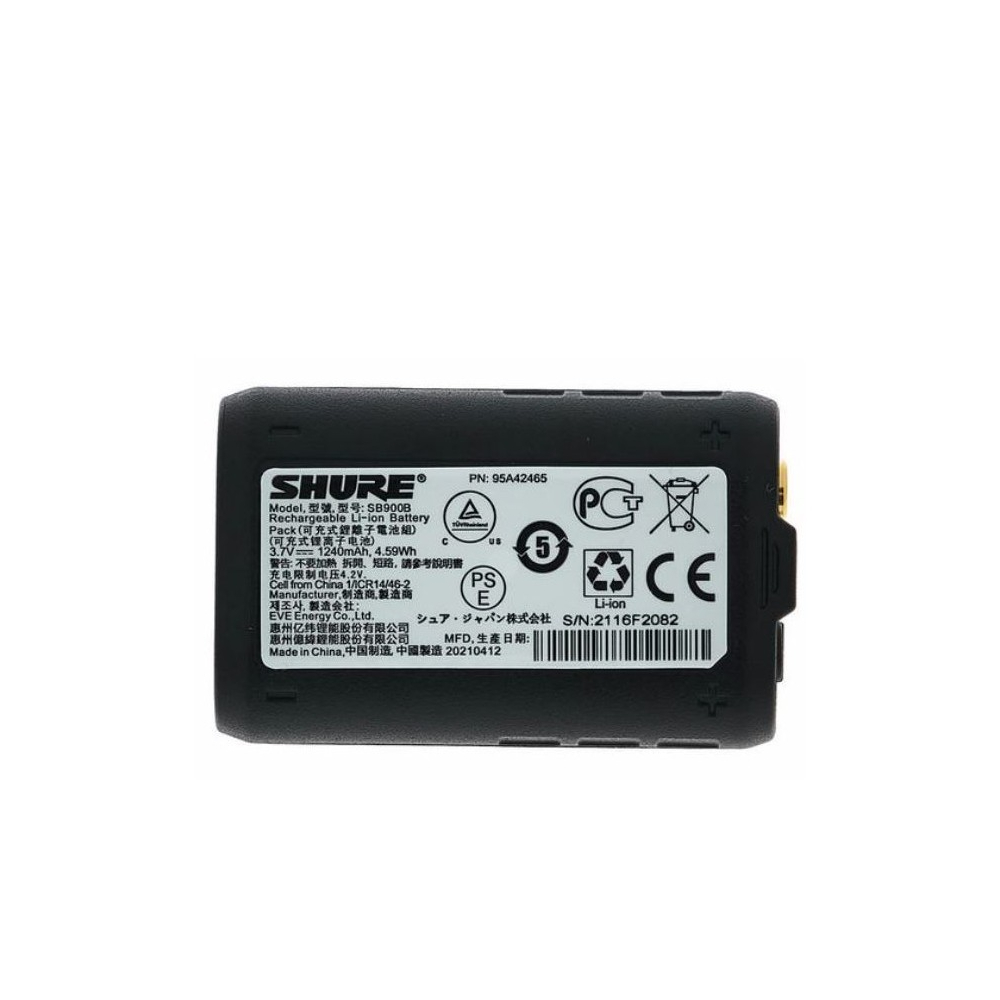Shure SB900B Rechargeable Lithium-ion Battery Pack