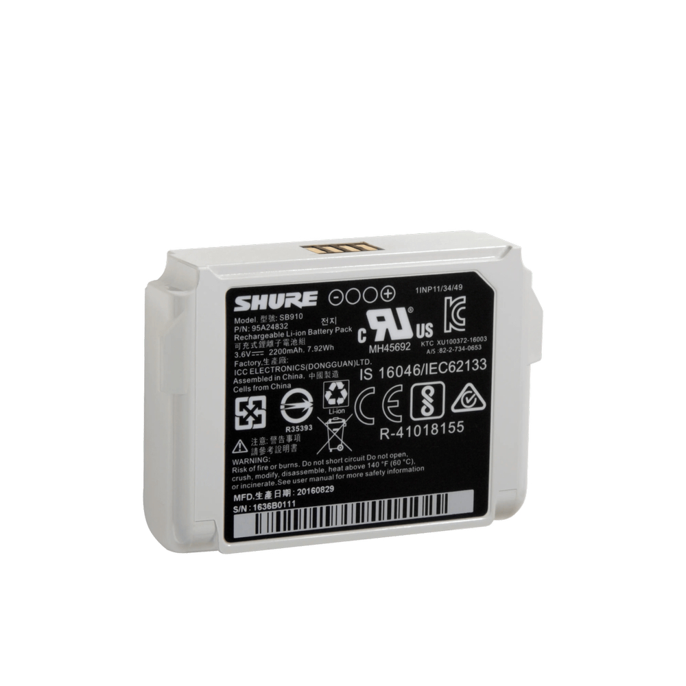 Shure SB910 Rechargeable Lithium-Ion Battery