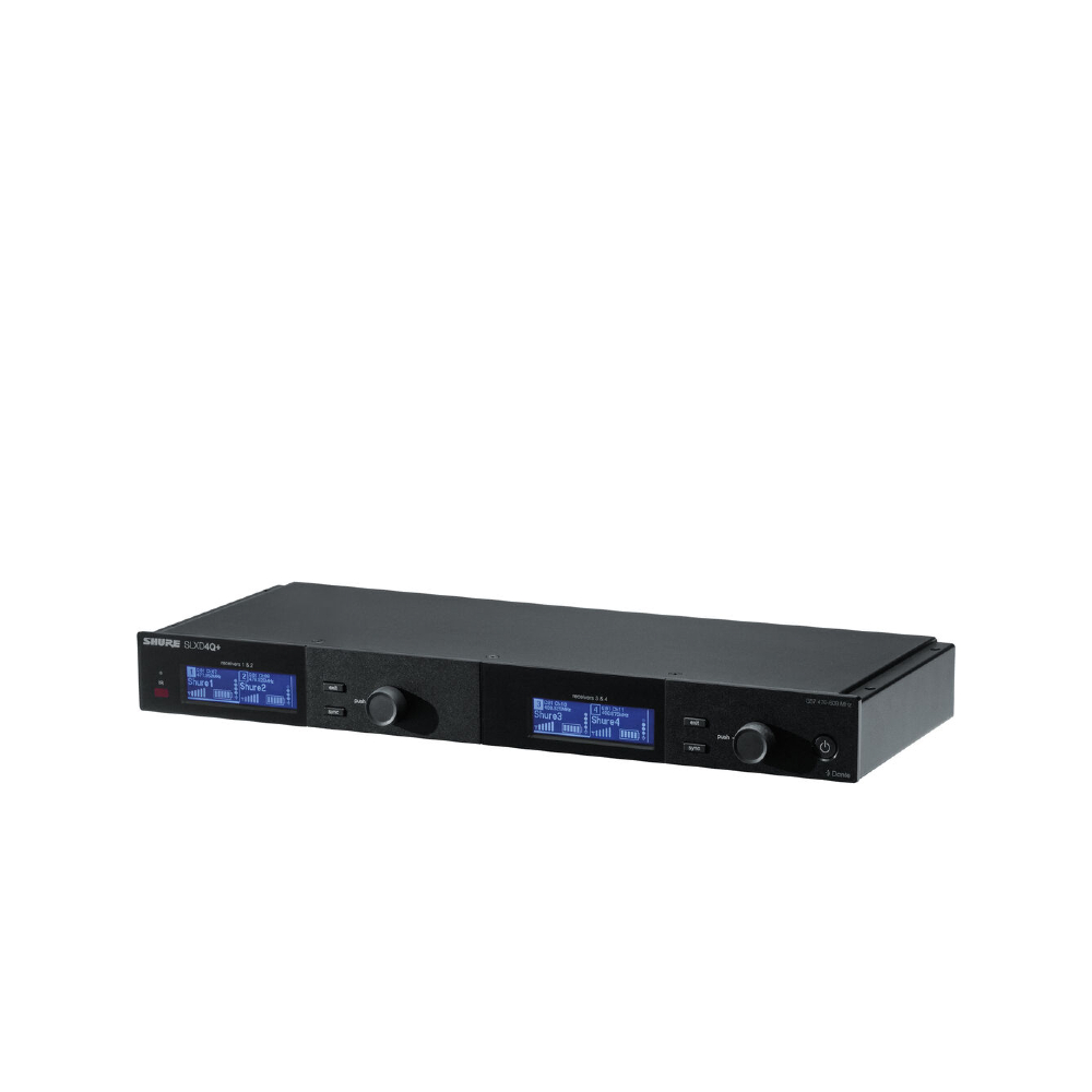 Shure SLXD4QDAN+ Quad-Channel Digital Wireless Receiver with Dante