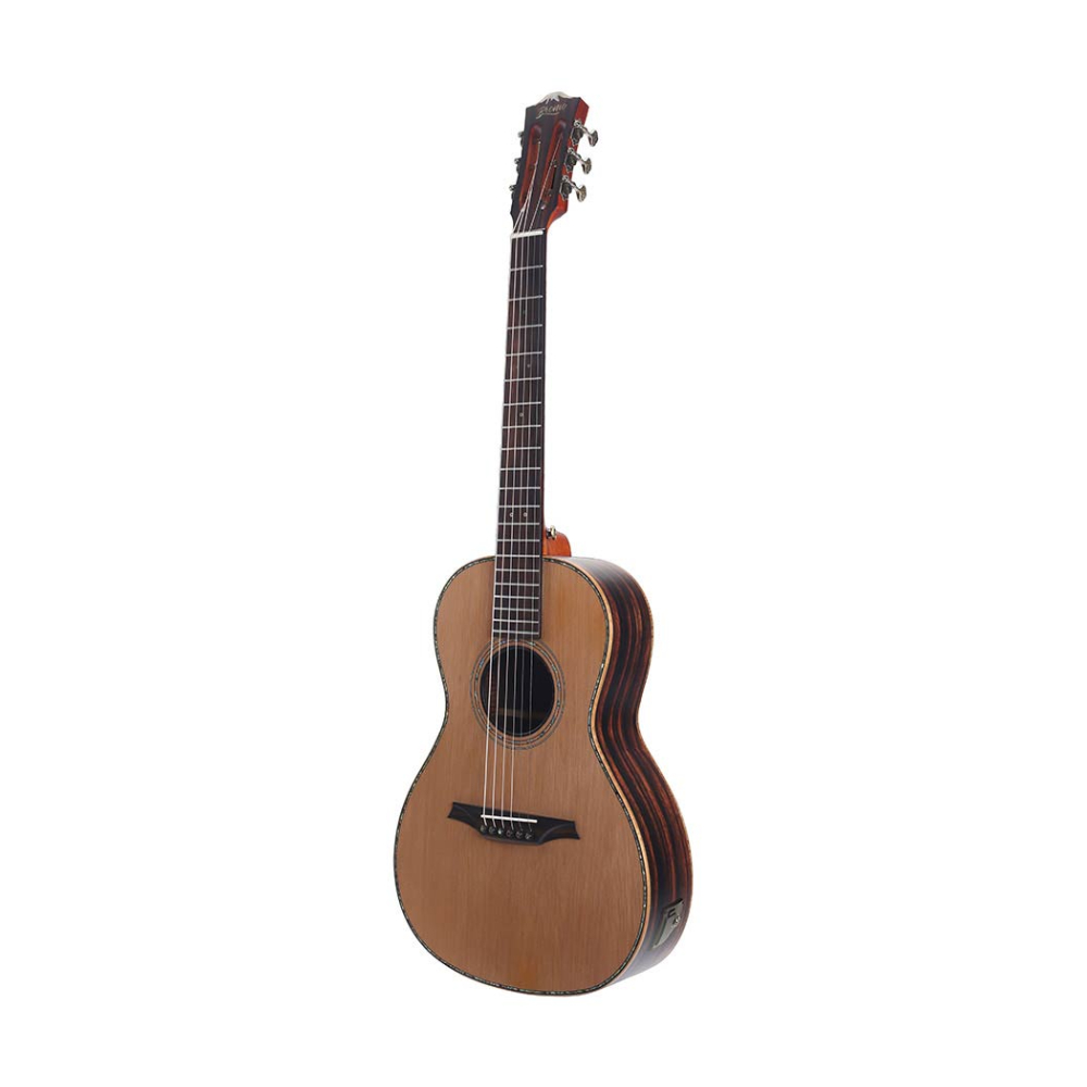 Bromo BAR 6E Solid Top Parlor Size Acoustic Guitar