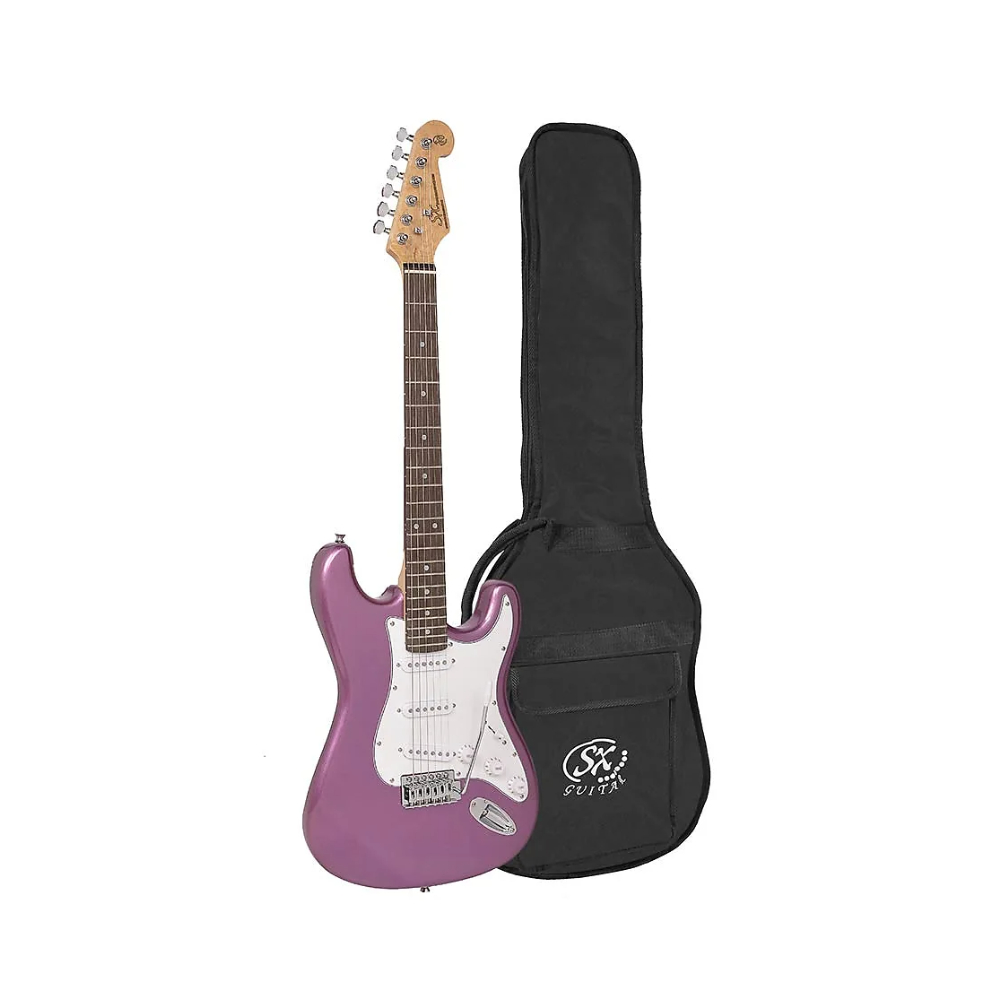 SX ED1-MPP Stratocaster Electric Guitar (Metallic Purple)