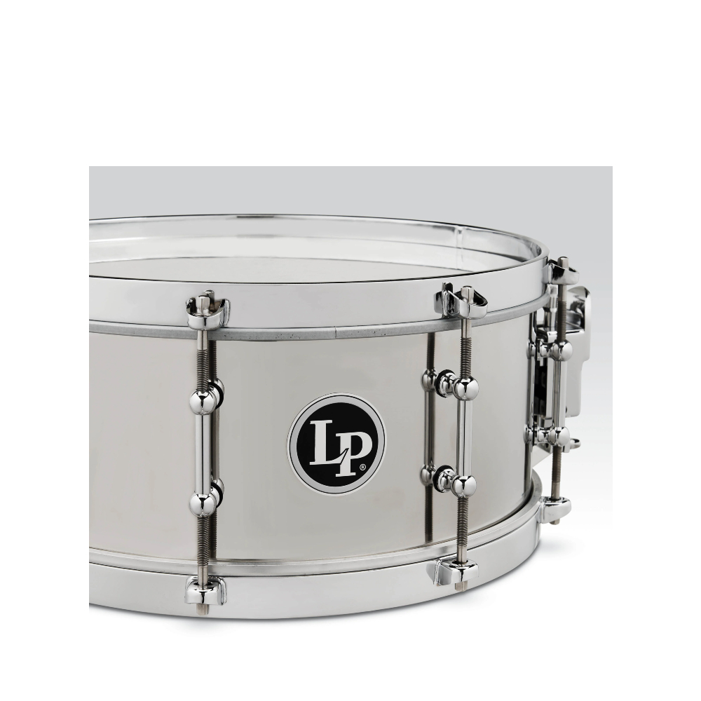 Latin Percussion LP5513-S Stainless Steel Salsa Snare (5.5 x 13-inch)