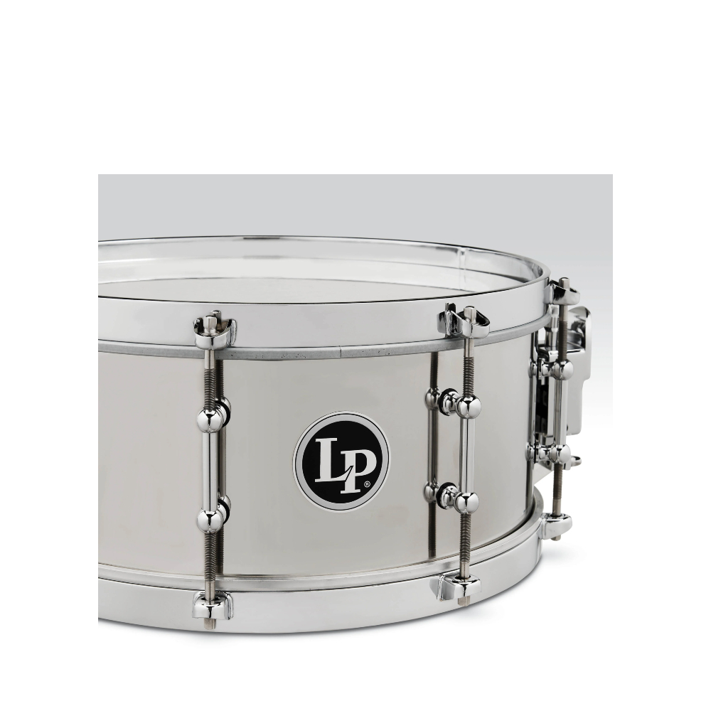 Latin Percussion LP4512-S Stainless Steel Salsa Snare (4.5 x 12-inch)
