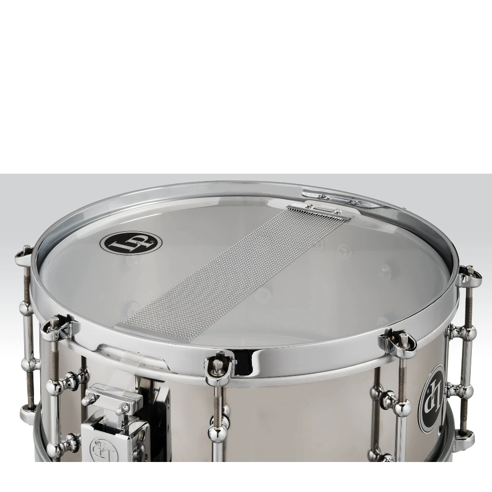 Latin Percussion LP4512-S Stainless Steel Salsa Snare (4.5 x 12-inch)