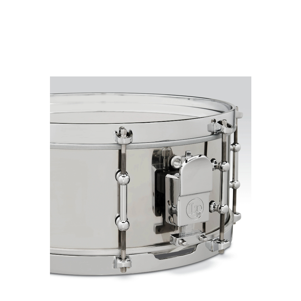 Latin Percussion LP4512-S Stainless Steel Salsa Snare (4.5 x 12-inch)