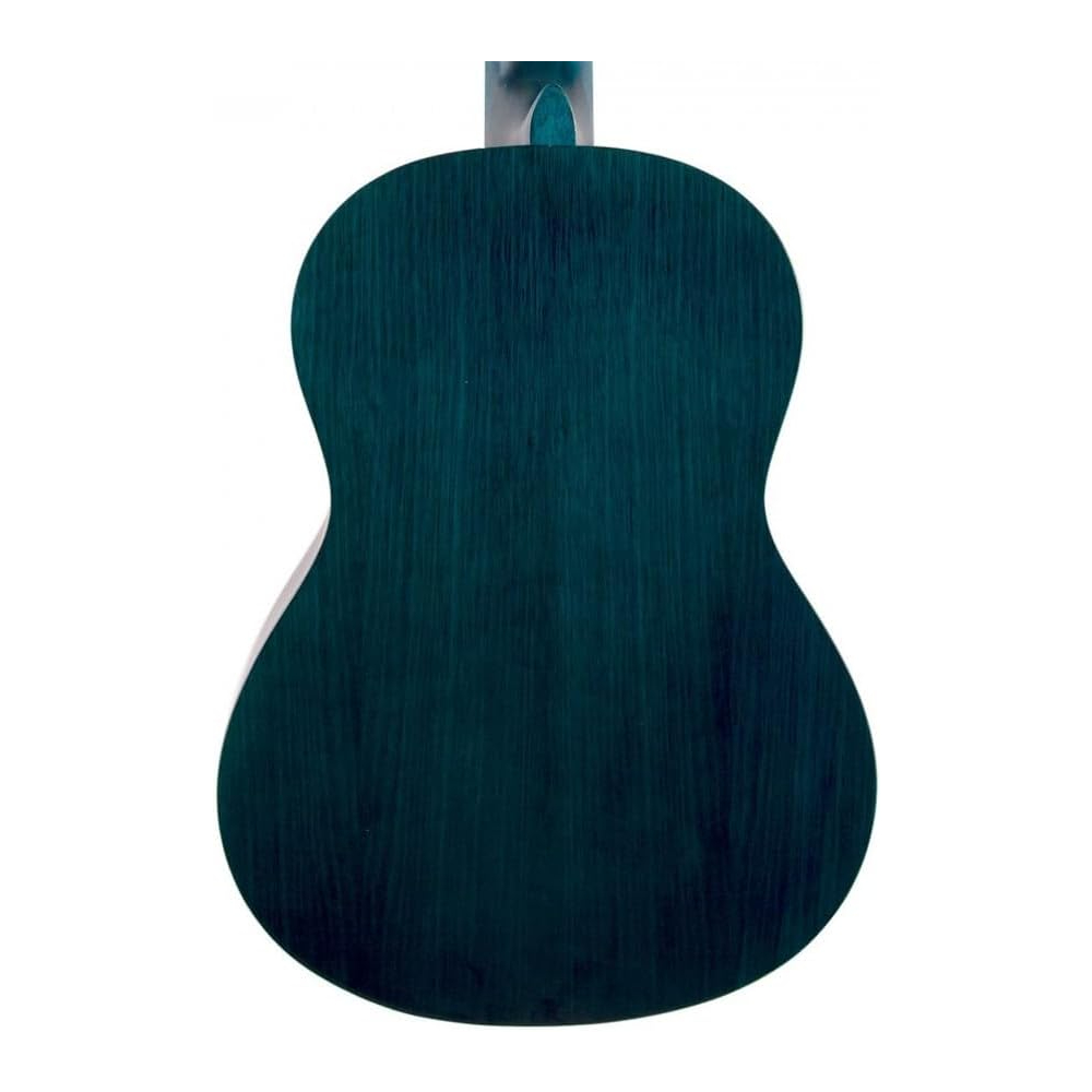 Valencia VC202TBU 200 series Classical Guitar - Transparent Blue (1/2 size)