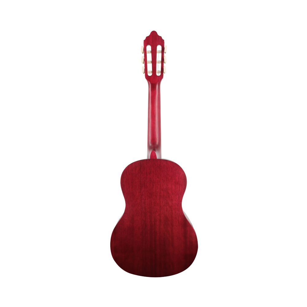 Valencia VC202TWR Transparent Classical Guitar - Wine Red (1/2 Size)