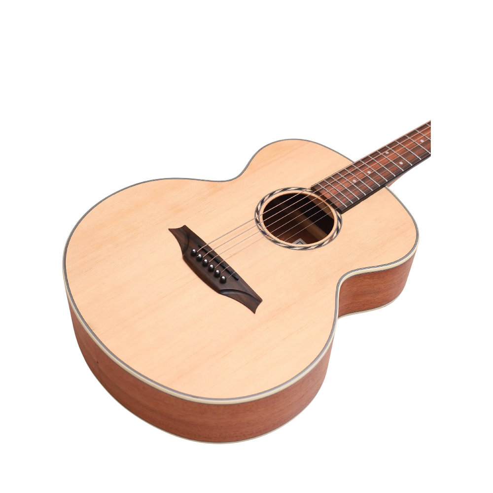 Bromo BAA8S 'Solid Top' Mini Jumbo Acoustic Guitar