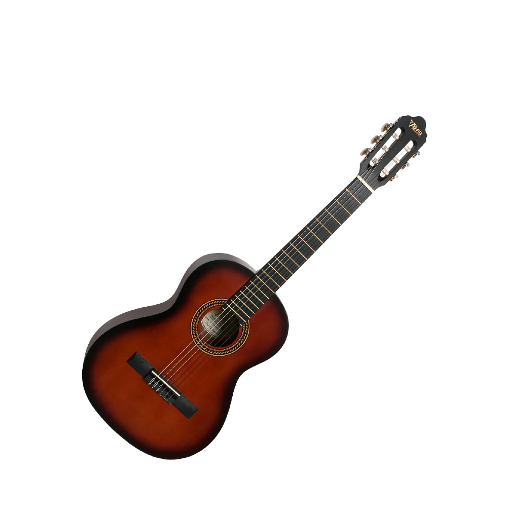 Valencia VC203H Classical Guitar - Classic Sunburst (3/4 size)