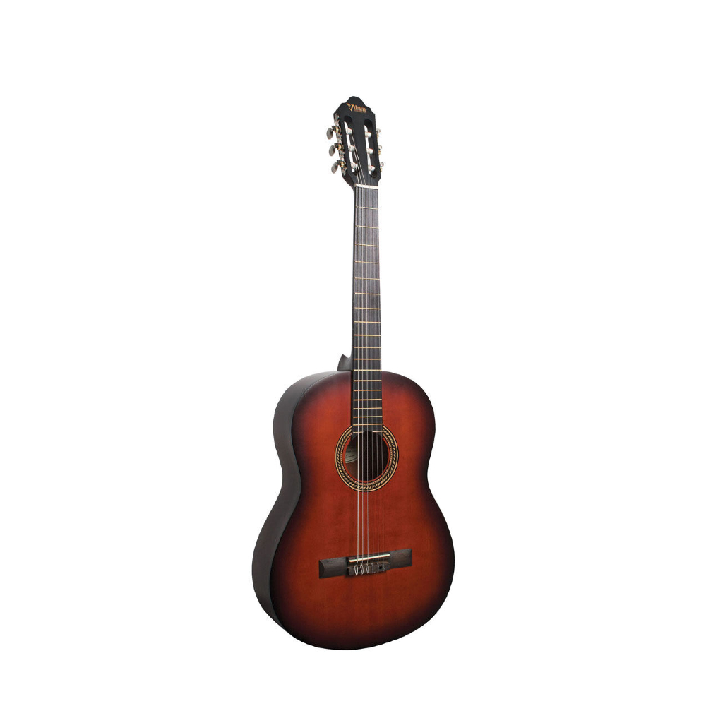 Valencia VC204HCSB Classical Guitar Hybrid (Satin Classic Sunburst)