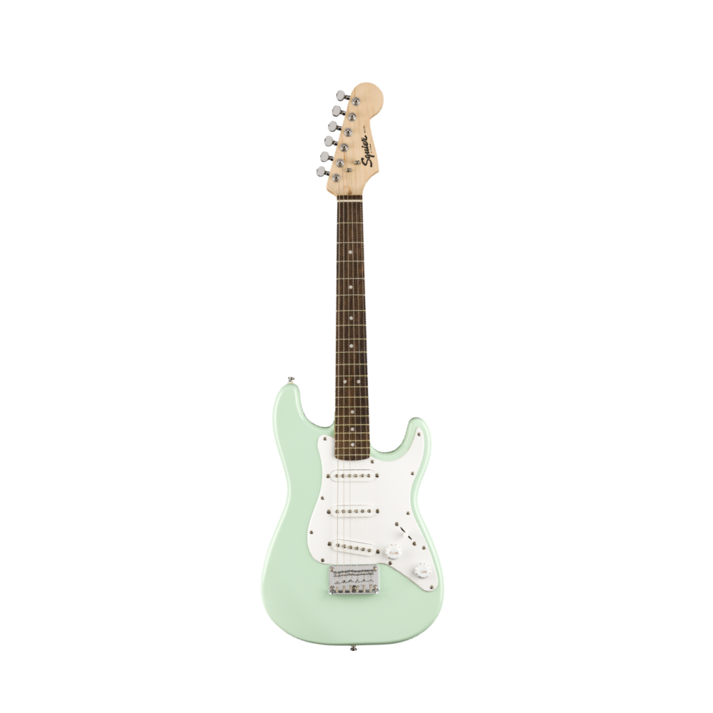 Squier FSR Mini Stratocaster Electric Guitar Laurel FB - Surf Green (370121557)