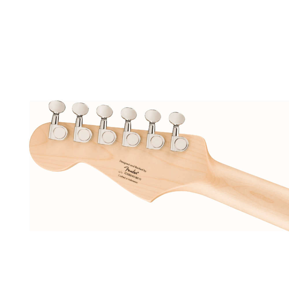 Squier FSR Mini Stratocaster Electric Guitar Laurel FB - Tahitian Coral (370122511)