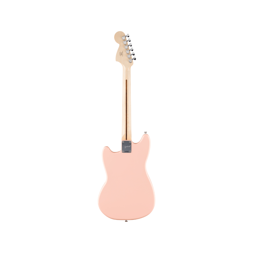 Squier FSR Sonic Mustang Electric Guitar w/White Pickguard, Maple FB, Shell Pink (373652556)