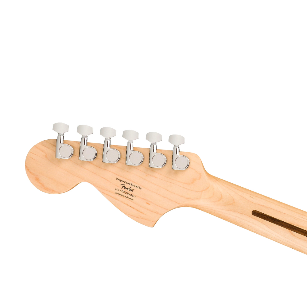 Squier FSR Sonic Mustang Electric Guitar w/White Pickguard, Maple FB, Shell Pink (373652556)