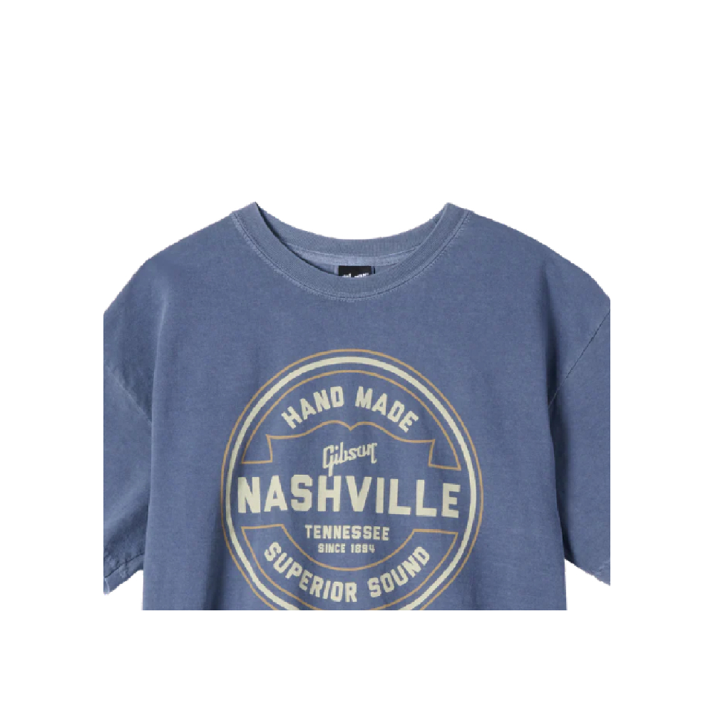 Gibson Superior Sound Tee (GA-TEE-SSND) – Vintage Blue (XL)